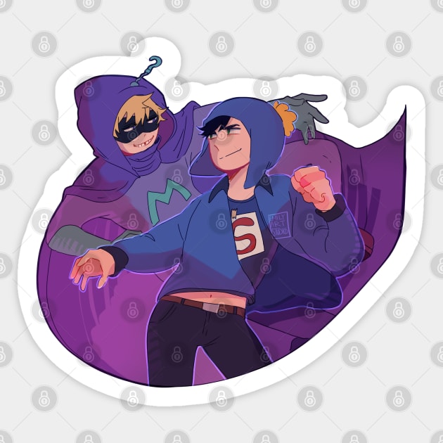 Crenny Battle! Sticker by emilyartstudios